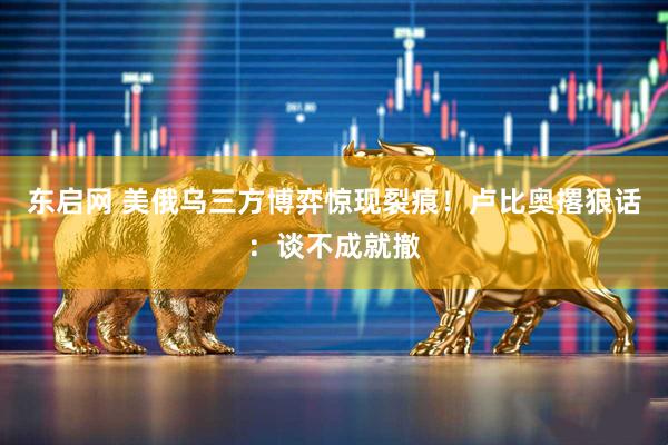 东启网 美俄乌三方博弈惊现裂痕！卢比奥撂狠话：谈不成就撤